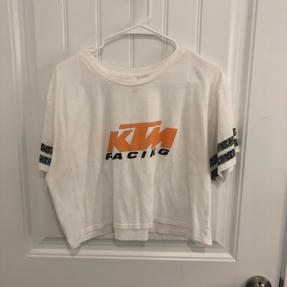 KTM Racing cropped tee sz x-large but runs small